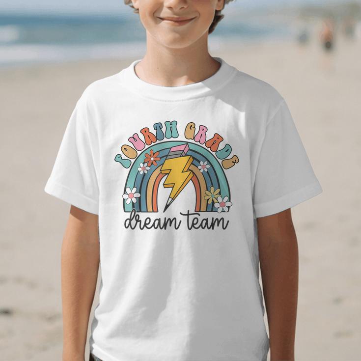 Fourth Grade Dream Team 1st Day Of 4th Grade Back To School Graphic Kid T-Shirt Fourth Grade Dream Team 1st Day Of 4th Grade Back To School Graphic Kid T-Shirt