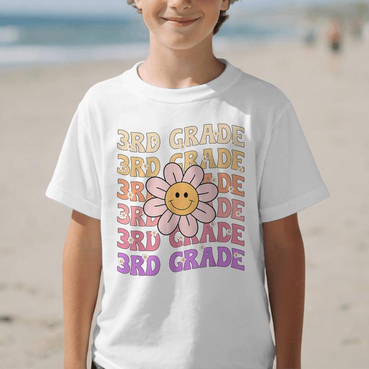 Groovy 3rd Grade Back To School Retro Groovy Third Grade Graphic Kid T-Shirt Groovy 3rd Grade Back To School Retro Groovy Third Grade Graphic Kid T-Shirt