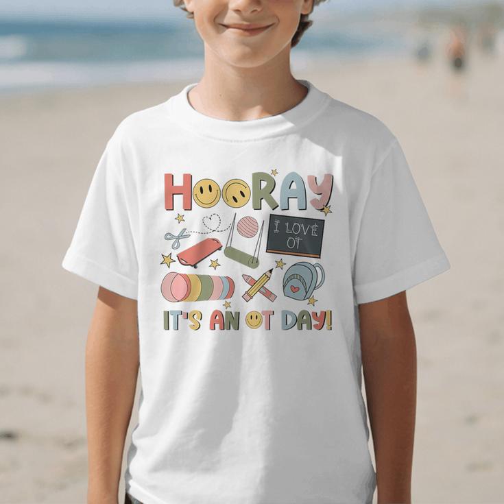 Hooray It’s An OT Day Occupational Therapy Back To School Premium Tri-Blend Graphic Kid T-Shirt Hooray It’s An OT Day Occupational Therapy Back To School Premium Tri-Blend Graphic Kid T-Shirt