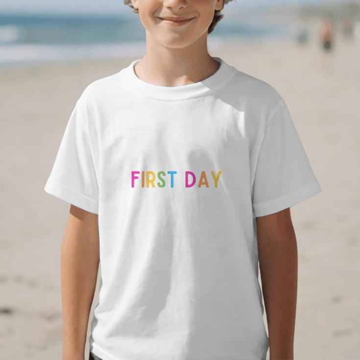My Last First Day Of High School Back To School Premium Tri-Blend Graphic Kid T-Shirt