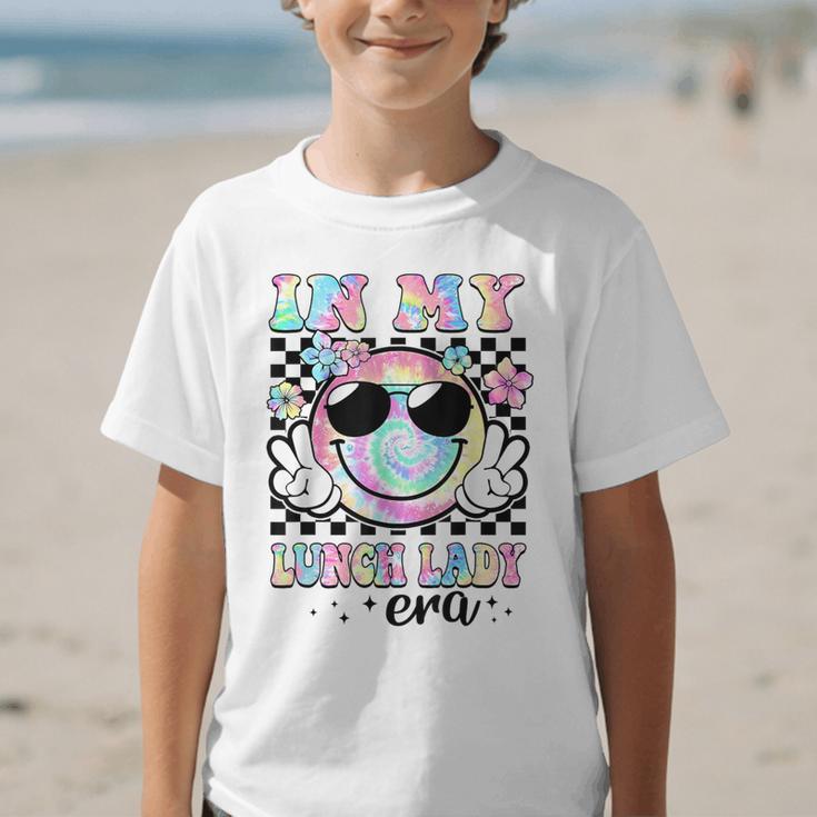 In My Lunch Lady Era Groovy Retro Back To School Graphic Kid T-Shirt In My Lunch Lady Era Groovy Retro Back To School Graphic Kid T-Shirt