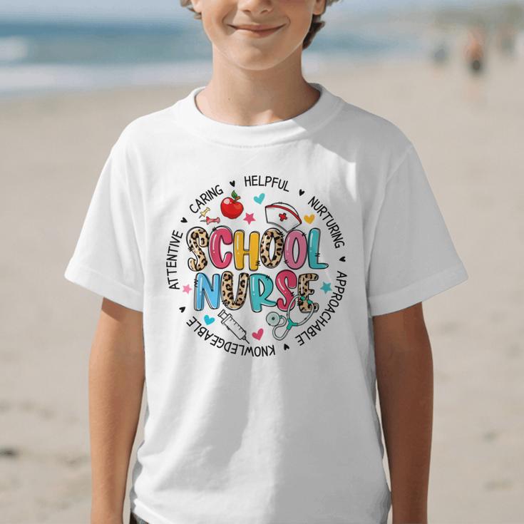 School Nurse Appreciation Back To School Nurse For Women Graphic Kid T-Shirt