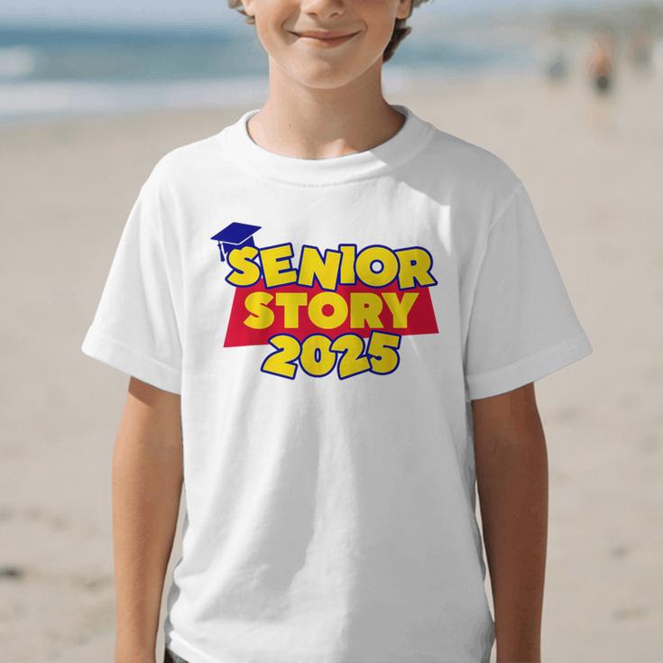 Senior 2025 Story Class Of 2025 Back To School 2025 Grad 25 Graphic Kid T-Shirt Senior 2025 Story Class Of 2025 Back To School 2025 Grad 25 Graphic Kid T-Shirt