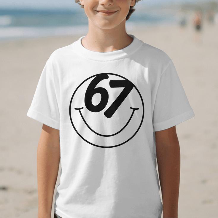 Six Seven Meme Viral Internet Sound 67 Back To School Graphic Kid T-Shirt