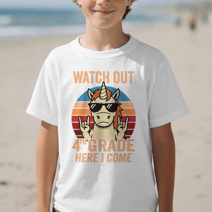 Watch Out Fourth Grade 2026 Back To School 4th Grade Boys Premium Tri-Blend Graphic Kid T-Shirt Watch Out Fourth Grade 2026 Back To School 4th Grade Boys Premium Tri-Blend Graphic Kid T-Shirt