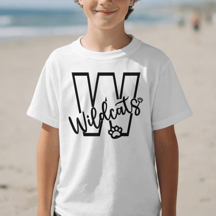Wildcats School Sports Fan Team Spirit Mascot Back To School Graphic Kid T-Shirt Wildcats School Sports Fan Team Spirit Mascot Back To School Graphic Kid T-Shirt