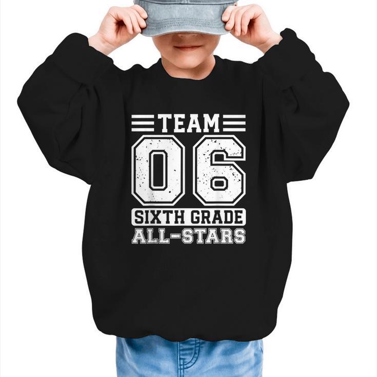 6th Grade Team T-Shirt Sixth Grade Back To School Graphic Kid Sweatshirt