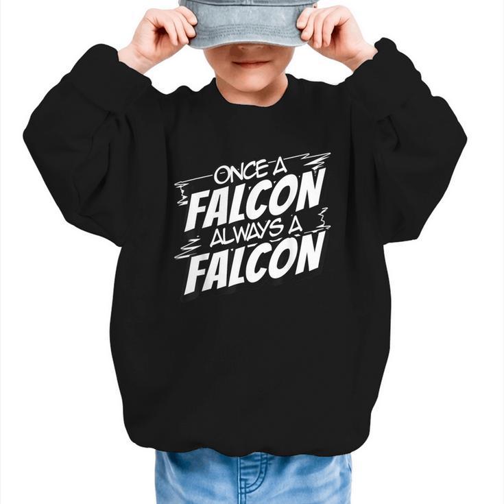 Always A Falcon Back To School Spirit Graphic Kid Sweatshirt