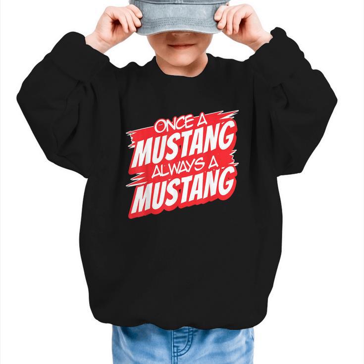 Always A Mustang Back To School Spirit R Graphic Kid Sweatshirt