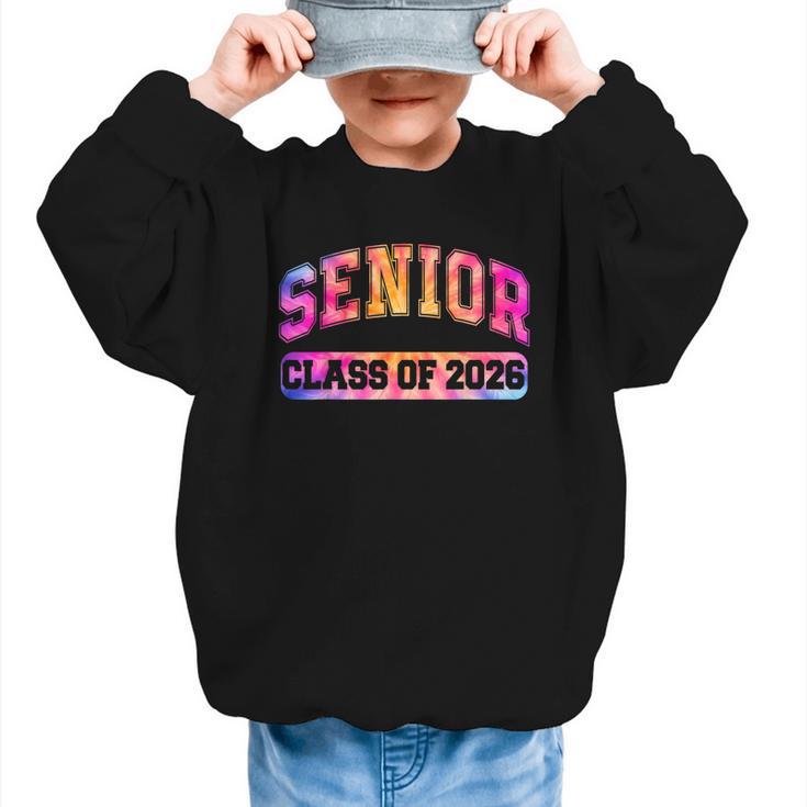 Back To School Colorful Senior Class Of 2026 Graduation Graphic Kid Sweatshirt