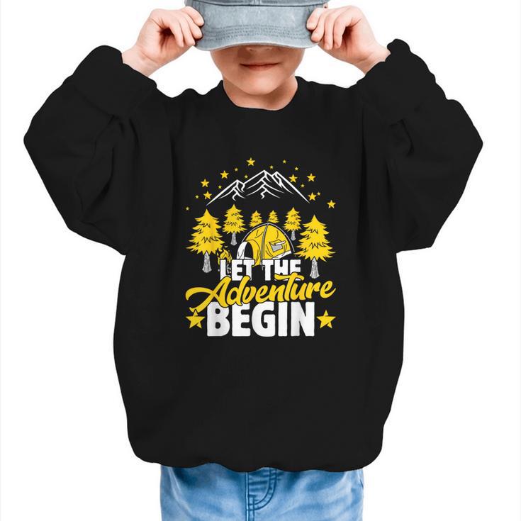 Back To School Mode Let The Adventure Begin Graphic Kid Sweatshirt