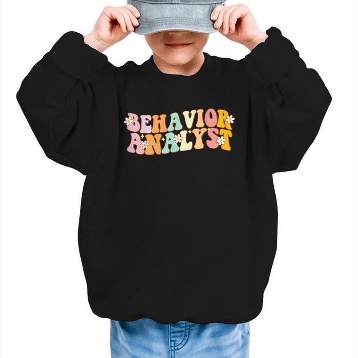 Behavior Analyst Fun Back To School Appreciation Graphic Kid Sweatshirt