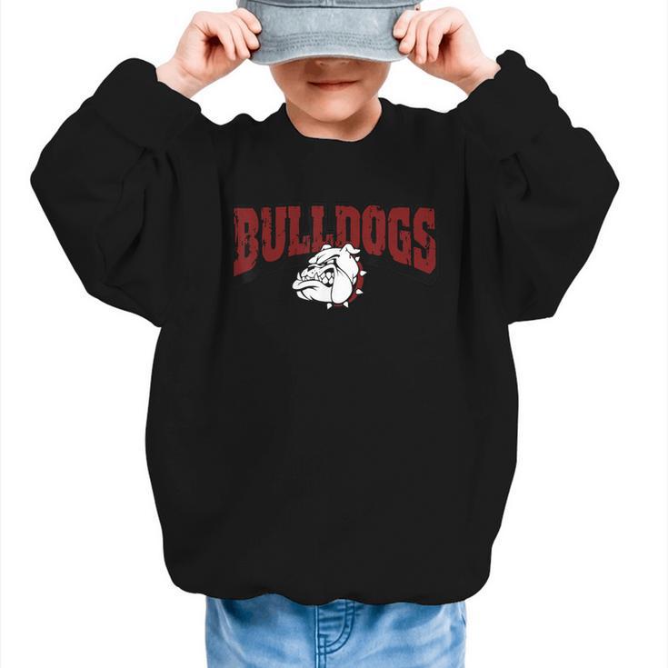Bulldogs Back To School Spirit M Graphic Kid Sweatshirt