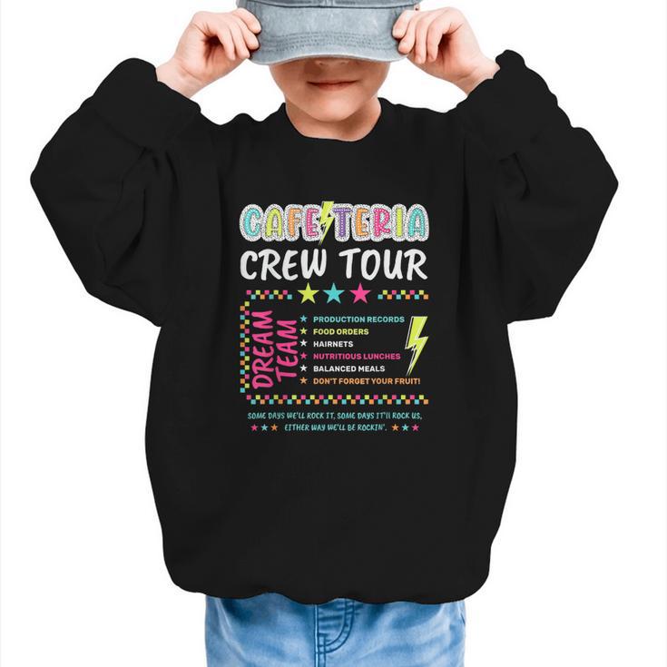 Cafeteria Crew Tour Lunch Lady Dream Team Back To School Graphic Kid Sweatshirt