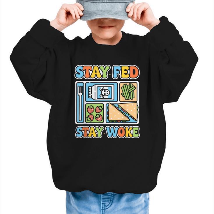 Cafeteria Crew Tour Welcome Back To School Lunch Lady Graphic Kid Sweatshirt