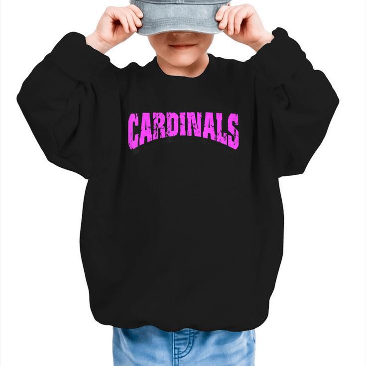Cardinals Back To School Spirit Pk Graphic Kid Sweatshirt
