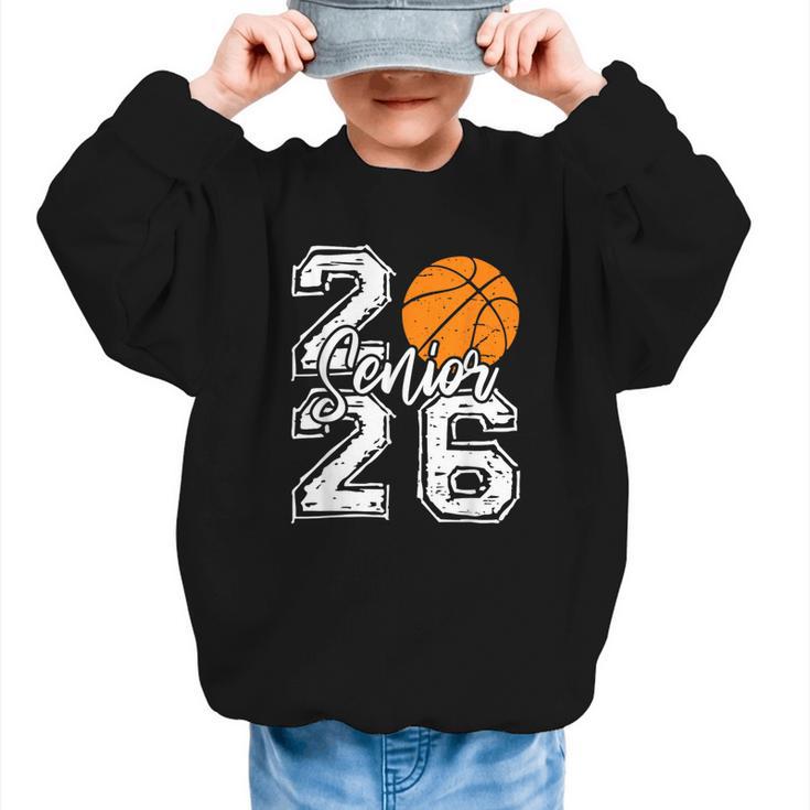 Class Of 2026 Basketball Senior 2026 Back To School Graphic Kid Sweatshirt