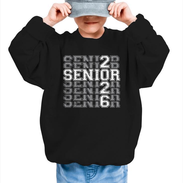 Class Of 2026 Senior 2026 Back To School 2026 Graduation 26 Graphic Kid Sweatshirt