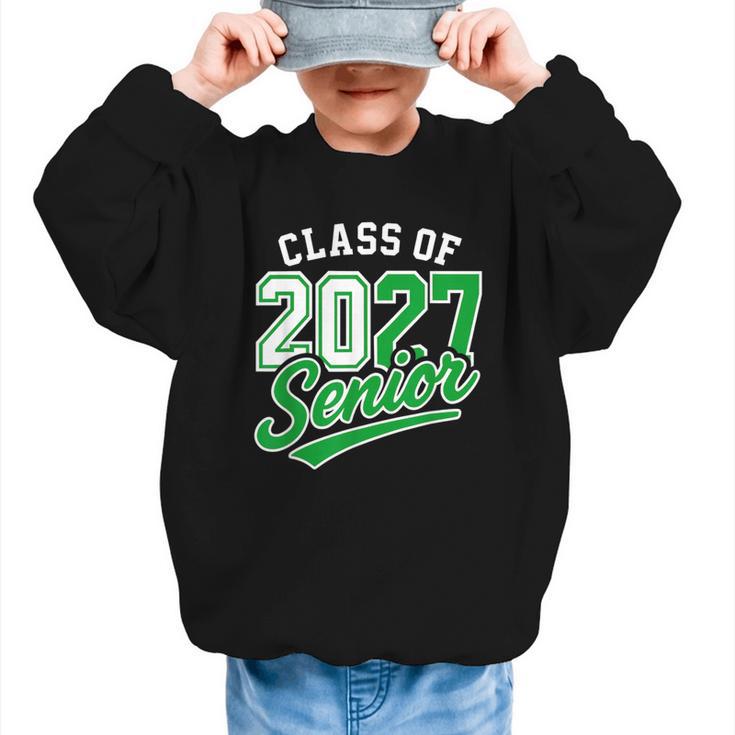 Class Of 2027 Senior 2027 Back To School Graduation 2027 Graphic Kid Sweatshirt