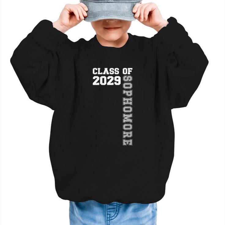 Class Of 2029 Sophomore 2029 Back To School Graphic Kid Sweatshirt