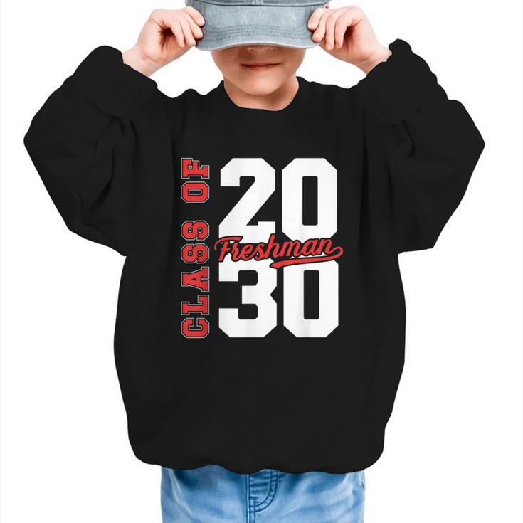 Class Of 2030 Freshman 2030 Back To School Graphic Kid Sweatshirt