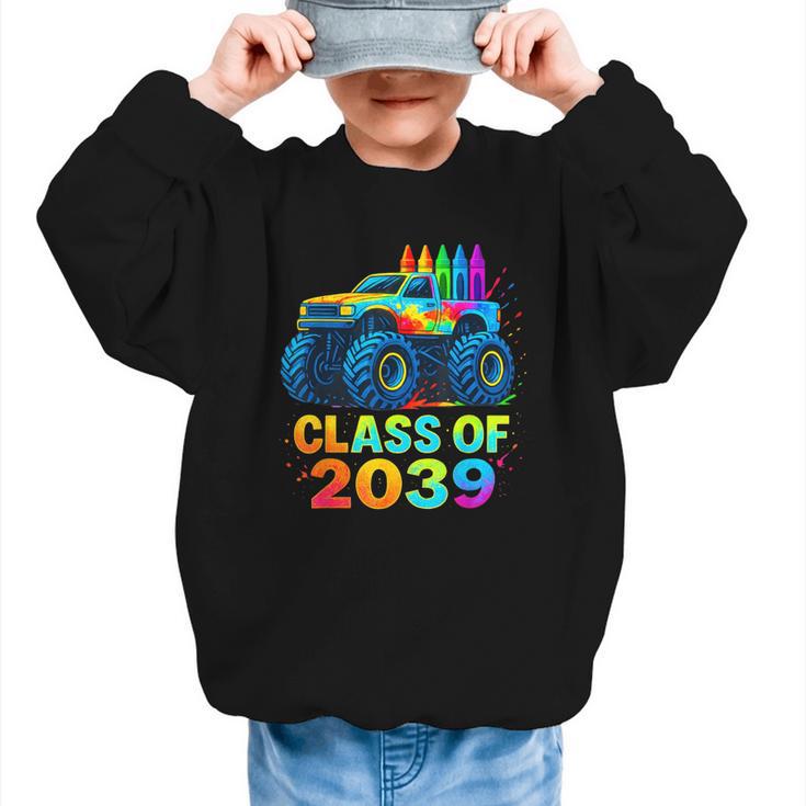 Class Of 2039 Monster Truck Kindergarten Back To School Boys Graphic Kid Sweatshirt Class Of 2039 Monster Truck Kindergarten Back To School Boys Graphic Kid Sweatshirt