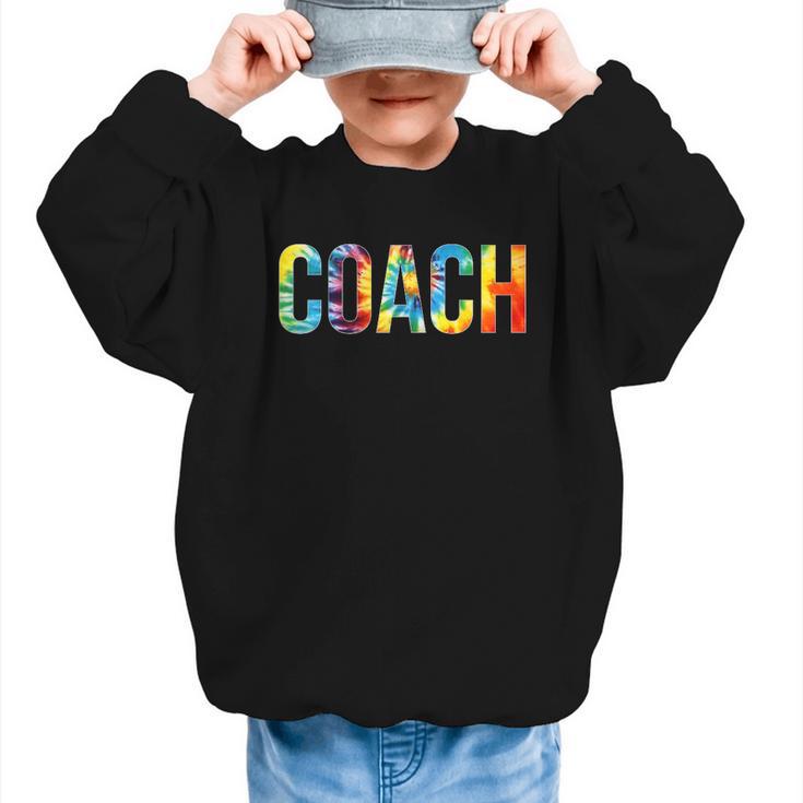 Coach Women For Work Tie Dye Back To School Appreciation Day Graphic Kid Sweatshirt