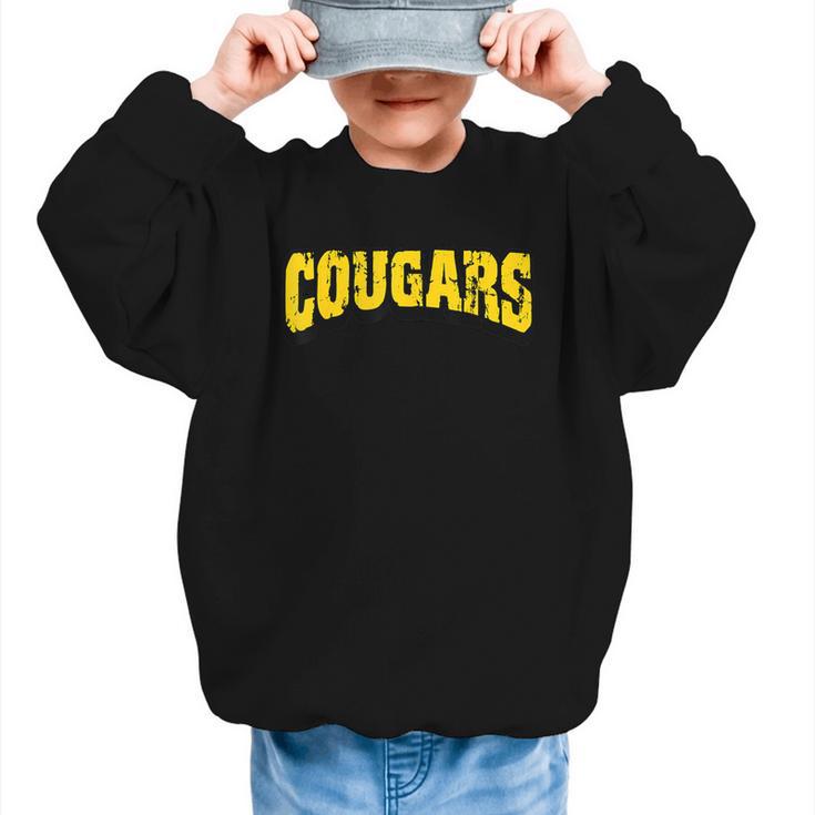 Cougars Back To School Spirit GY Graphic Kid Sweatshirt