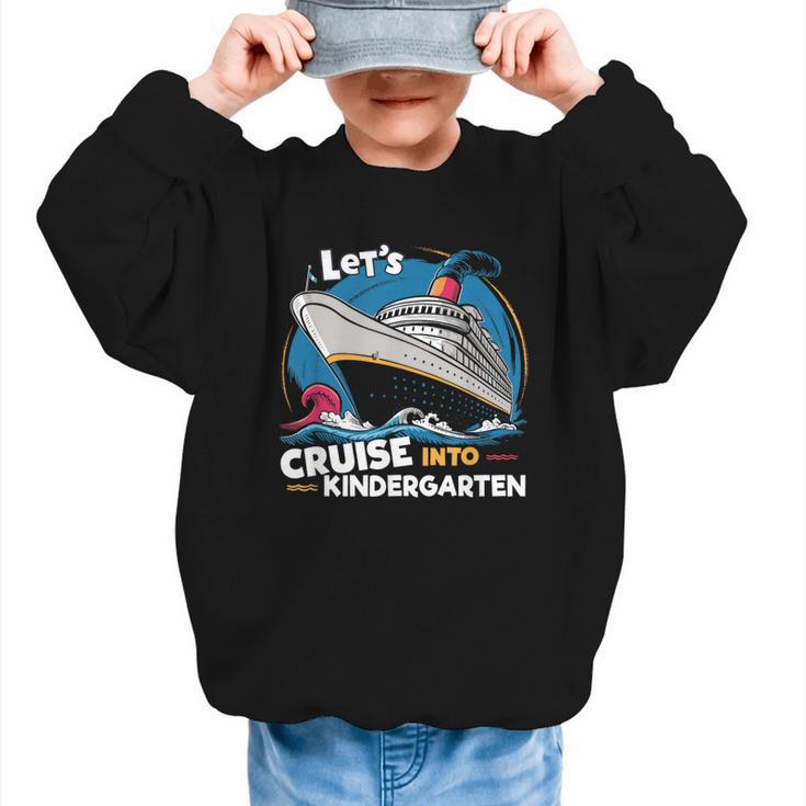 Cruise Ship Kindergarten Back To School Boys Girls Kids Graphic Kid Sweatshirt