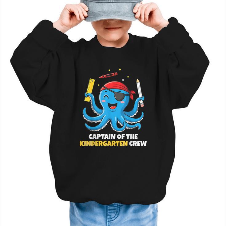 Cute Octopus Pirate Kindergarten Boys Kids Back To School Graphic Kid Sweatshirt