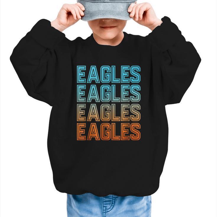 Eagle Mascot Back To School Spirit Kids Boys Girls Men Women Graphic Kid Sweatshirt