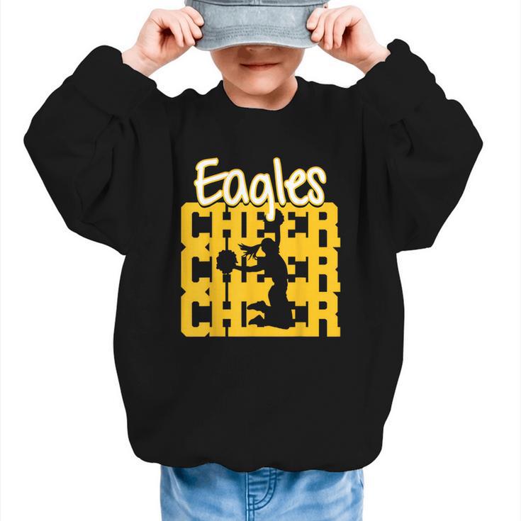 Eagles Cheer Back To School Cheerleading Spirit GY Graphic Kid Sweatshirt Eagles Cheer Back To School Cheerleading Spirit GY Graphic Kid Sweatshirt