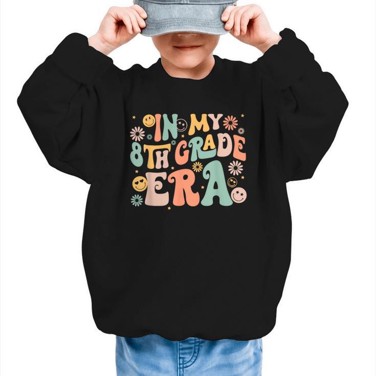 In My Eighth Grade Era Retro 8th Grade Back To School Graphic Kid Sweatshirt