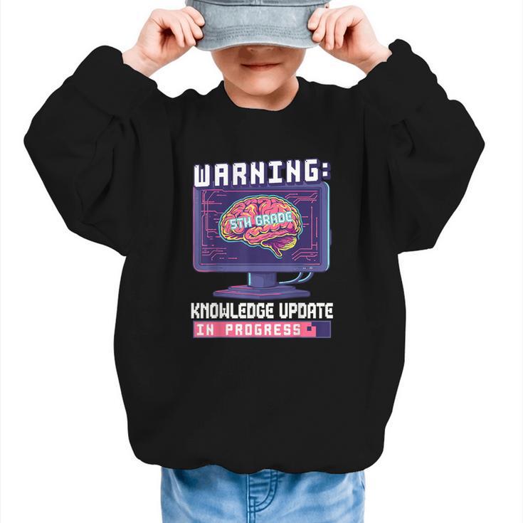 Fifth Grade Back To School Shirts Kids Girls Boys Computers Graphic Kid Sweatshirt