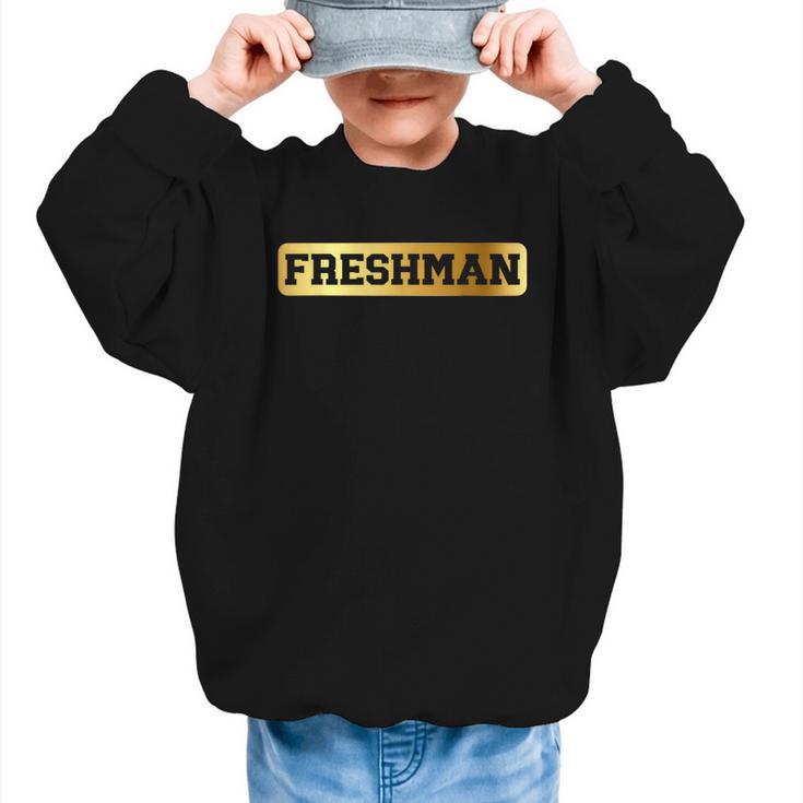 Freshman 9th Grade Back To School First Day Juneteenth Afro Graphic Kid Sweatshirt