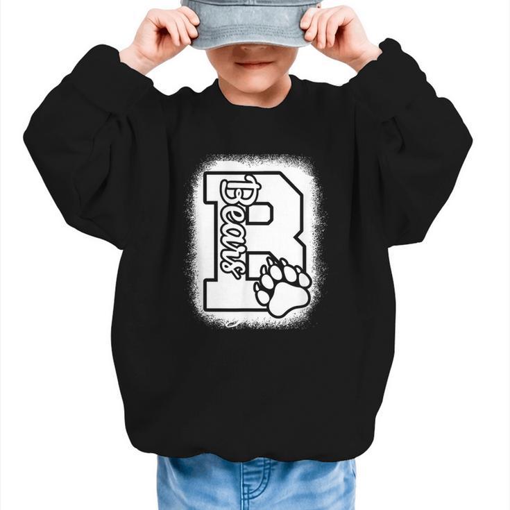 Go Cheer Bears High School Bears Back To School Spirit Graphic Kid Sweatshirt