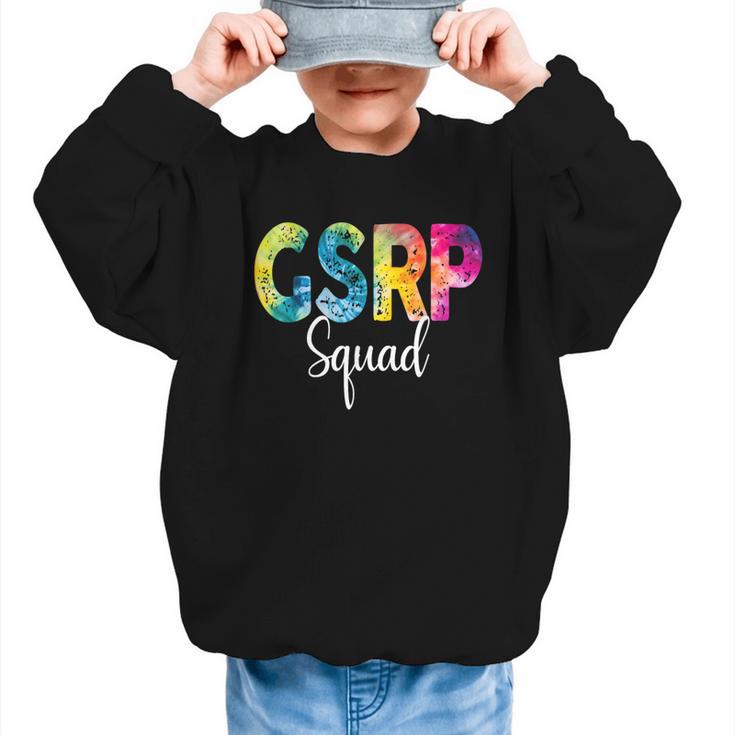GSRP Squad Tie Dye Back To School Women Appreciation Graphic Kid Sweatshirt