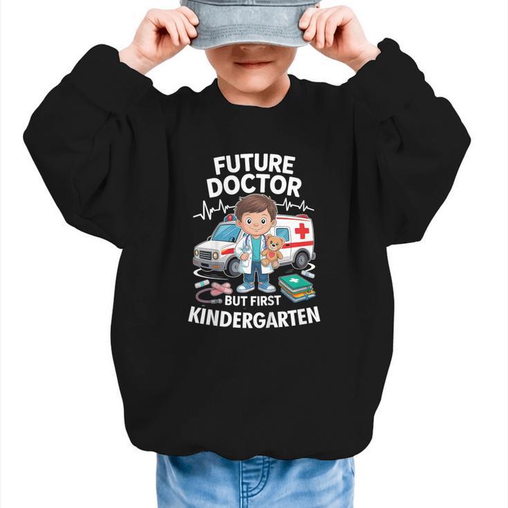 Kids Future Doctor Kindergarten Student Back To School Boy Kids Graphic Kid Sweatshirt