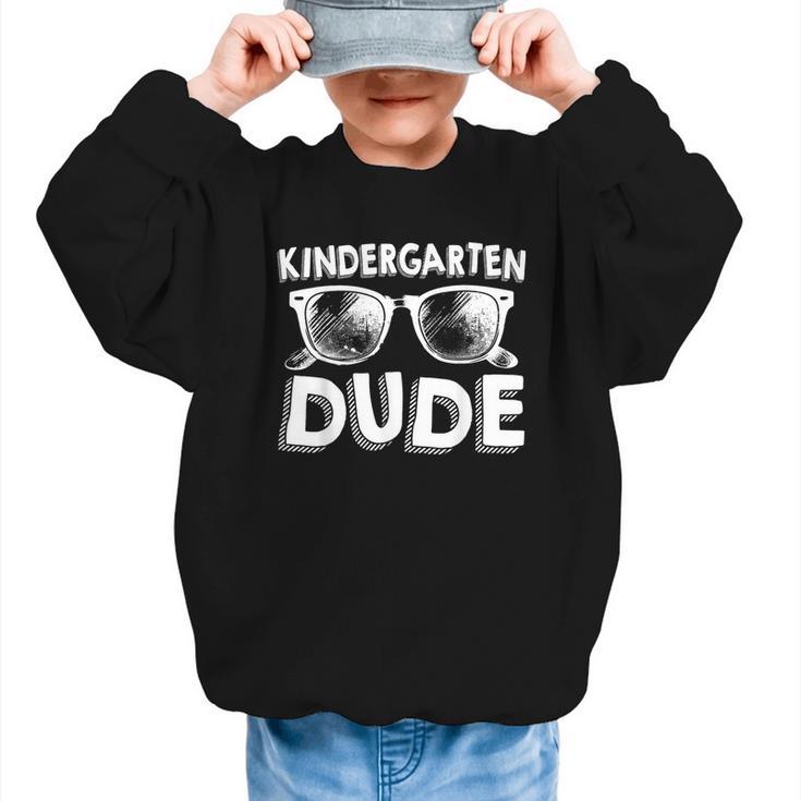 Kindergarten Dude Shirt Back To School Kinder Crew Graphic Kid Sweatshirt