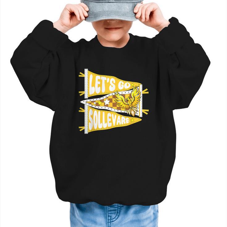 Let's Go Sollevare Uplift Back To School Spirit Graphic Kid Sweatshirt