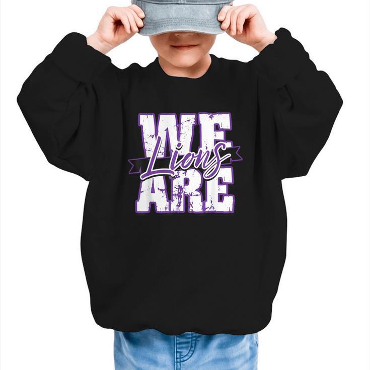 Lions Back To School Spirit P Graphic Kid Sweatshirt
