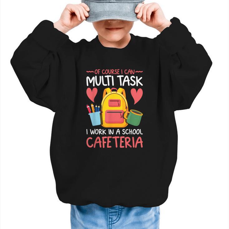 Lunch Lady Appreciation Back To School Cafeteria Worker Graphic Kid Sweatshirt
