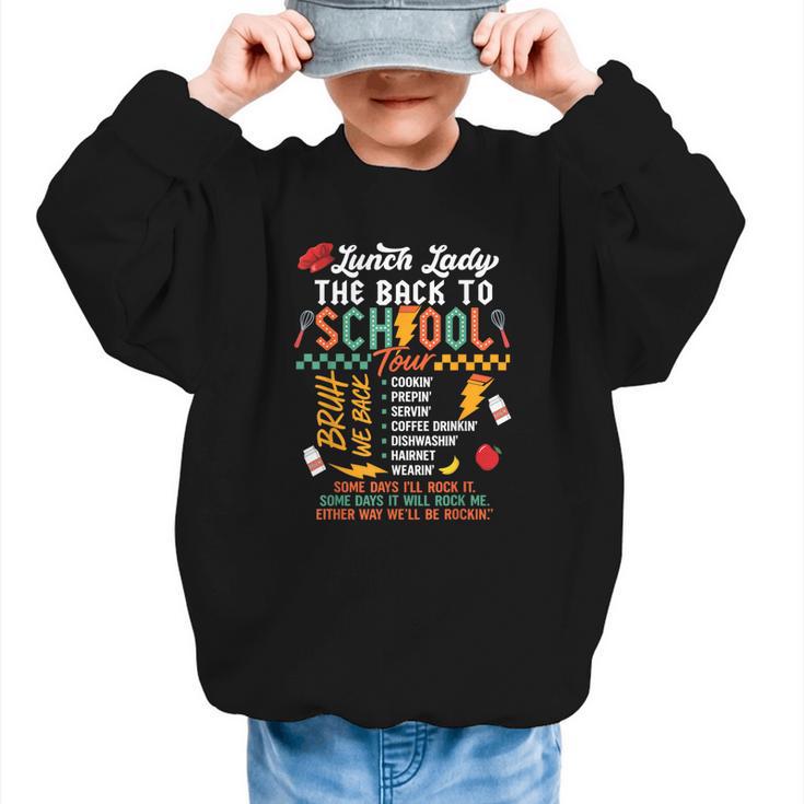 Lunch Lady Back To School Tour Graphic Kid Sweatshirt