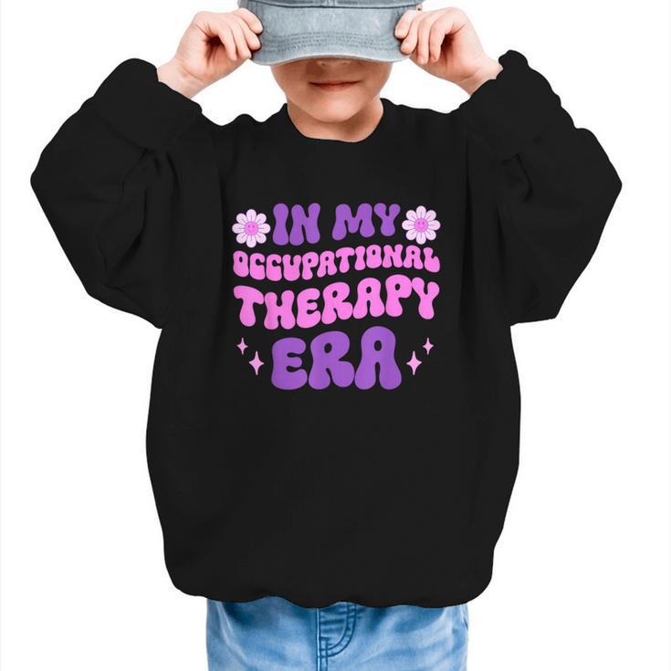 In My Occupational Therapy Era Groovy OT Back To School Graphic Kid Sweatshirt