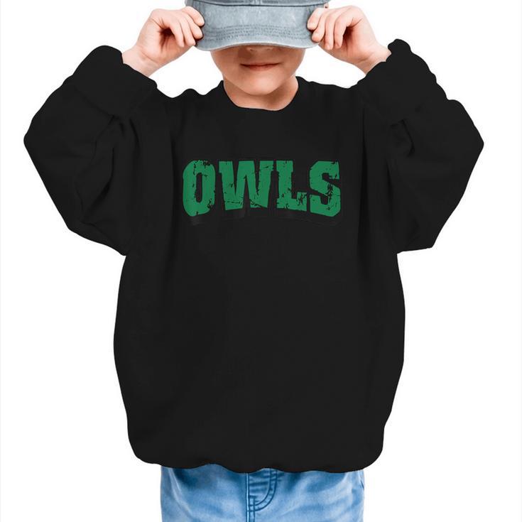 Owls Back To School Spirit G Graphic Kid Sweatshirt