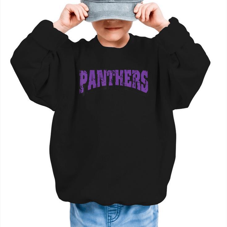 Panthers Back To School Spirit P Graphic Kid Sweatshirt