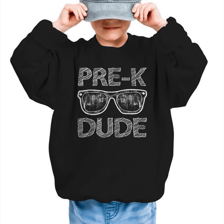 Pre-K Dude Back To School-First Day Of Preschool Girls Boys Graphic Kid Sweatshirt