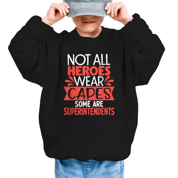School Supervisor Manager Back To School Superintendent Graphic Kid Sweatshirt