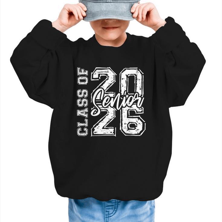 Senior 2026 Class Of 2026 Graduate Back To School Women Men Graphic Kid Sweatshirt