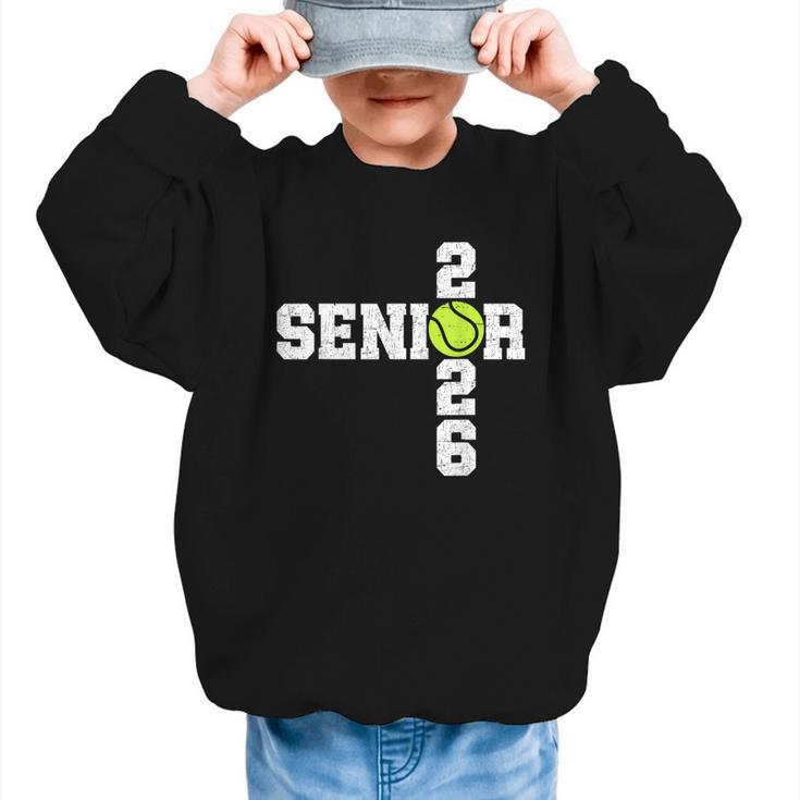 Senior Class Of 2026 Tennis Seniors Back To School 2026 Graphic Kid Sweatshirt